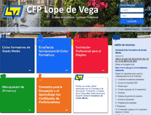 Tablet Screenshot of cfplopedevega.com